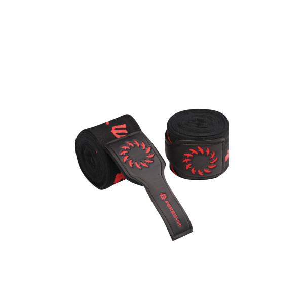 Боксерські бинти Peresvit Valhalla Handwraps Black Red