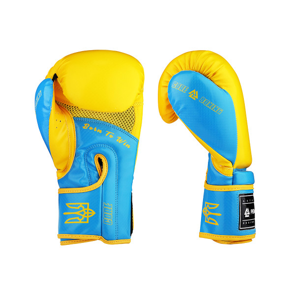 Боксерські рукавиці Peresvit Core Boxing Gloves Blue Yellow