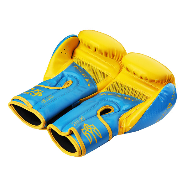 Боксерські рукавиці Peresvit Core Boxing Gloves Blue Yellow