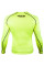 Компресійна футболка Venum Contender 3.0 Compression T-shirt Long Sleeves Yellow/Black