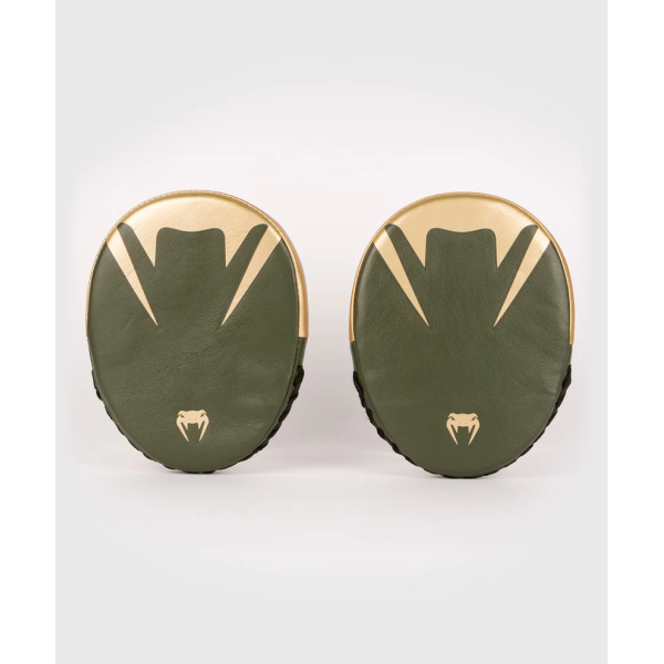 Пласкі лапи Venum Pro Boxing Flat Punch Mitts Khaki Gold