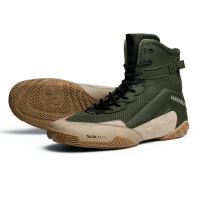 Боксерки Hayabusa Talon Boxing Shoes Green Tan