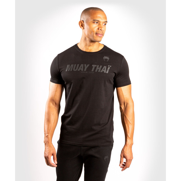 Футболка Venum Muay Thai VT T-shirt Matte Black