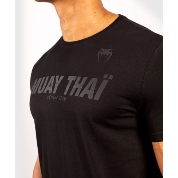 Футболка Venum Muay Thai VT T-shirt Matte Black
