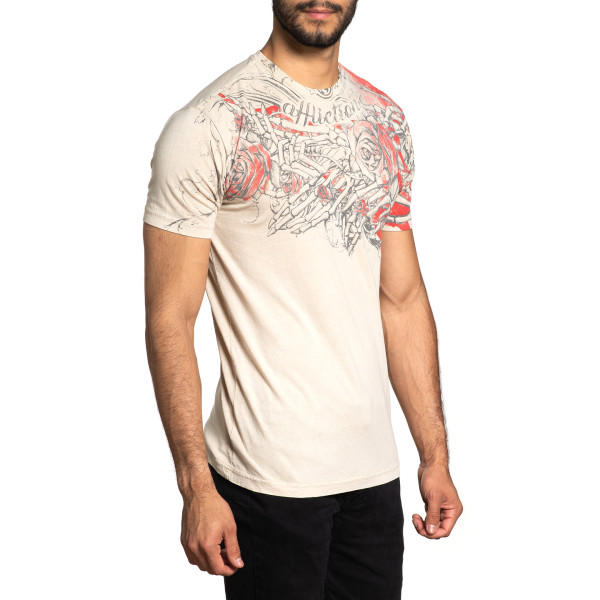 Футболка Affliction Everlasting A24338 Sand Lava Wash