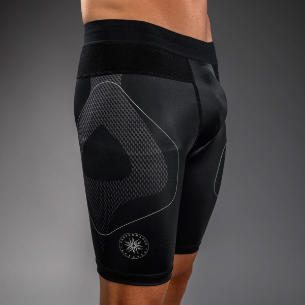 Компресійні шорти Venum Nexus Vale Tudo Shorts Black Silver