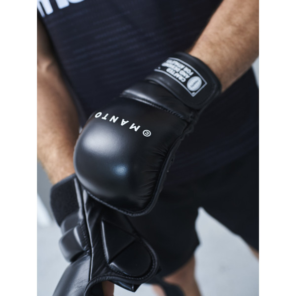 Рукавиці для MMA MANTO Training Gloves Impact Sparring Black