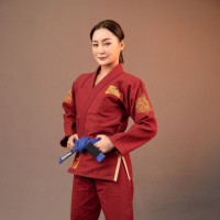 Жіноче кімоно Fairtex BJJ4 Gi Sida Burgundy