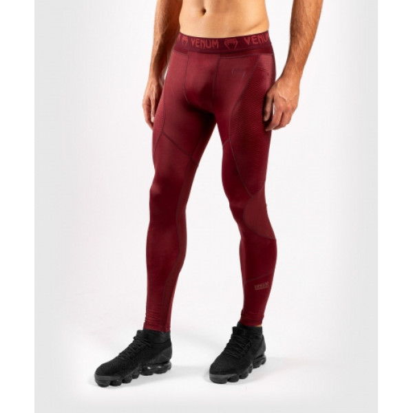 Компресійні штани Venum G-Fit Spats Burgundy