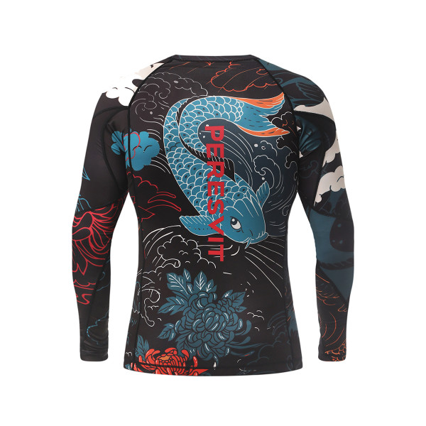 Рашгард з довгим рукавом Peresvit Koi Blue Orange Red