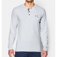 Лонгслів Under Armour Henley T-Shirt Air Force Gray Heather