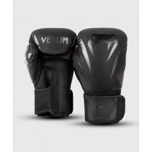 Боксерські рукавиці Venum Impact Boxing Gloves Black Black