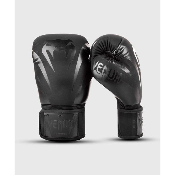 Боксерські рукавиці Venum Impact Boxing Gloves Black Black