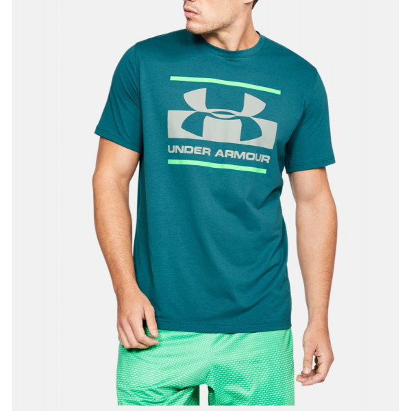 Футболка Under Armour Blocked Sportstyle Logo T-Shirt Green