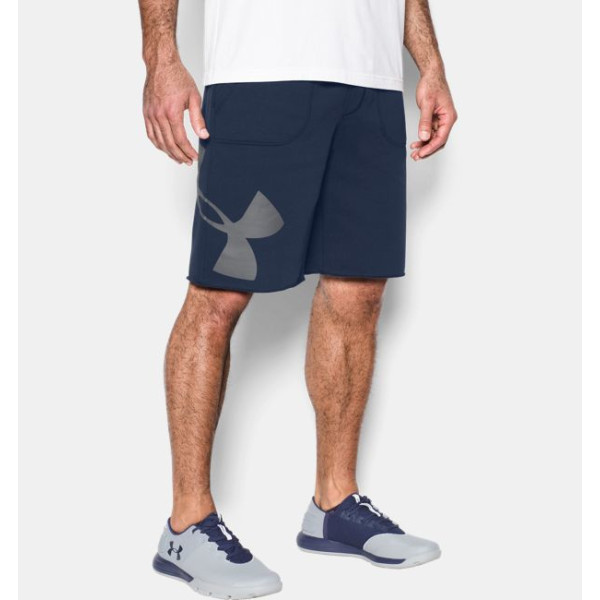 Шорти Under Armour Rival Fleece Exploded Logo Midnight Navy