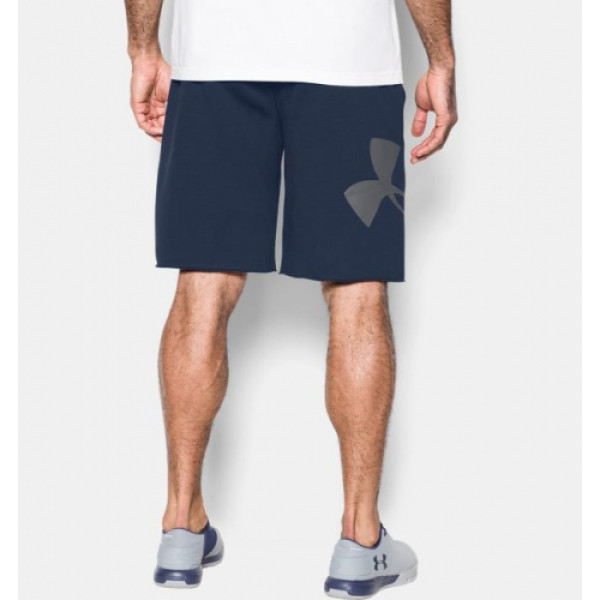 Шорти Under Armour Rival Fleece Exploded Logo Midnight Navy