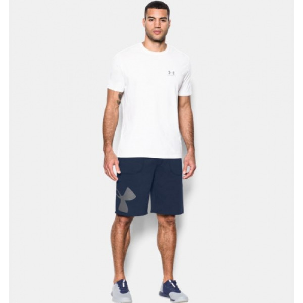 Шорти Under Armour Rival Fleece Exploded Logo Midnight Navy