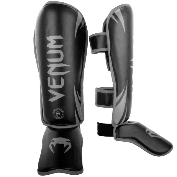 Захист гомілкостопу Venum Challenger Standup Shinguards Black Grey