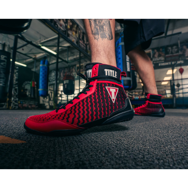 Боксерки Title Boxing Predator II Shoes 2.0 Black Red