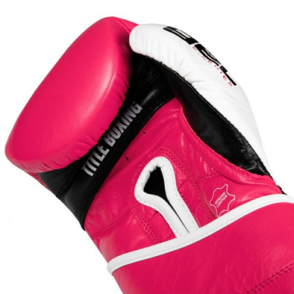 Боксерські рукавиці Title GEL E-Series Training Gloves Hot Pink