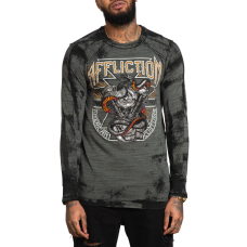 Двосторонній лонгслів Affliction Reversible Paramount Black Dusty Olive