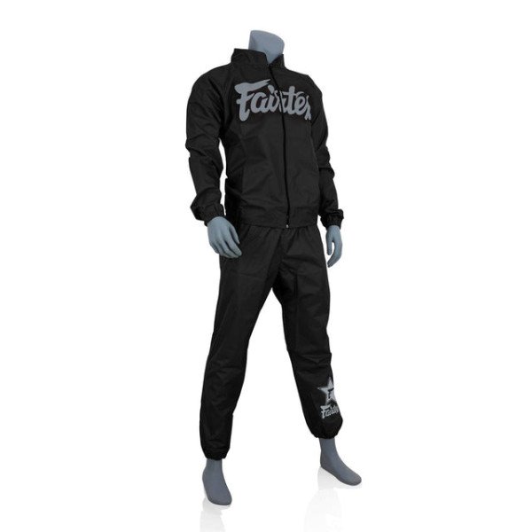 Костюм-сауна Fairtex VS3 Vinyl Sweat Suit Black Grey