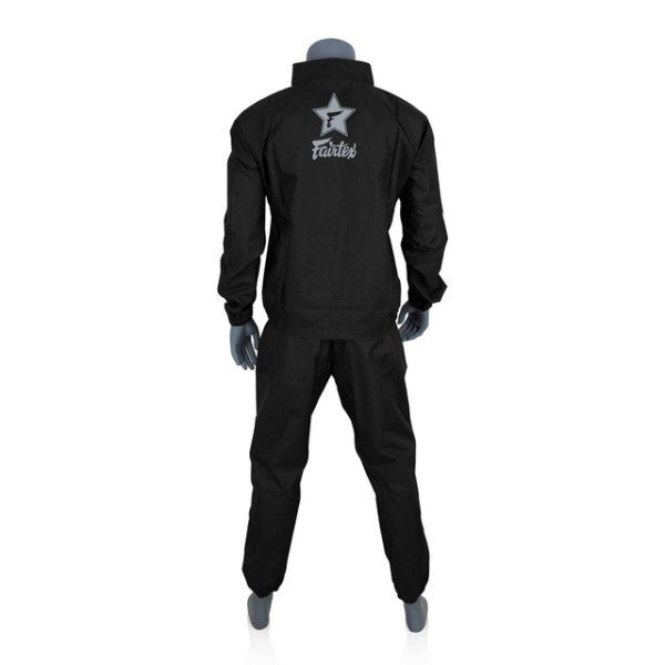 Костюм-сауна Fairtex VS3 Vinyl Sweat Suit Black Grey