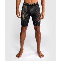 Компресійні шорти Venum Santa Muerte 5.0 Men’s Vale Tudo Shorts Deep Black Gold