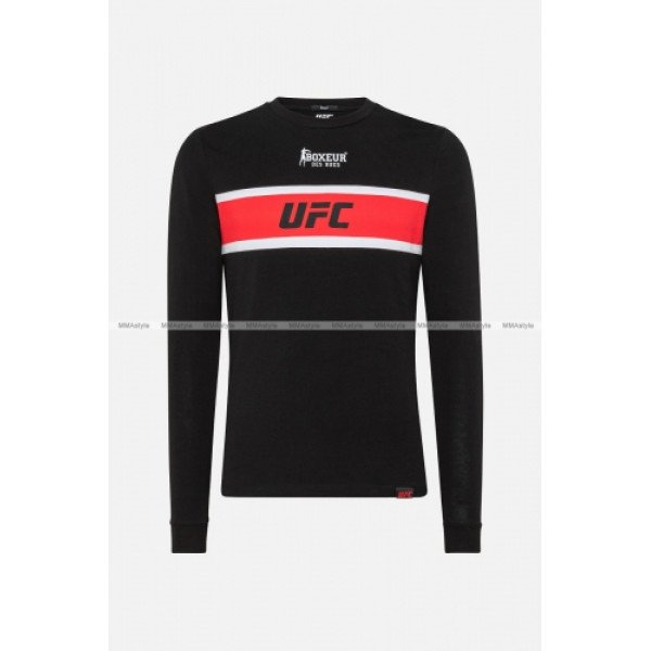 Лонгслів Boxeur Des Rues UFC Round Neck T-Shirt Long Sleeve Black
