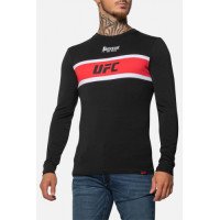 Лонгслів Boxeur Des Rues UFC Round Neck T-Shirt Long Sleeve Black