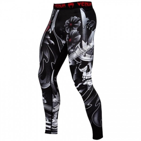 Компресійні штани Venum Samurai Skull Spats Black
