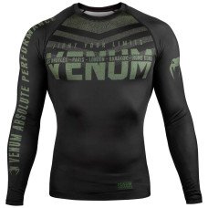 Рашгард Venum Signature Rashguard Long Sleeves Black Khaki Exclusive