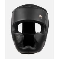 Боксерський шолом Venum Impact Evo Headgear Black Beige