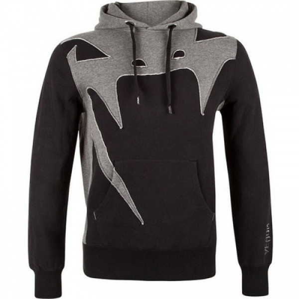 Толстовка Venum Assault Hoodie Black Grey