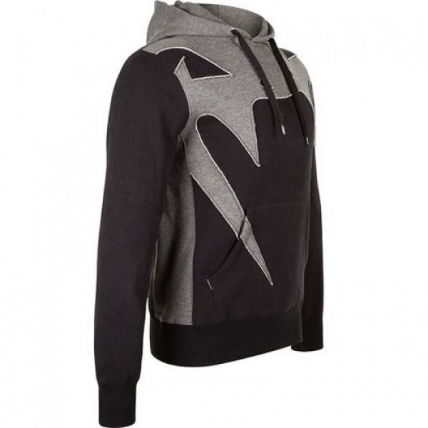 Толстовка Venum Assault Hoodie Black Grey