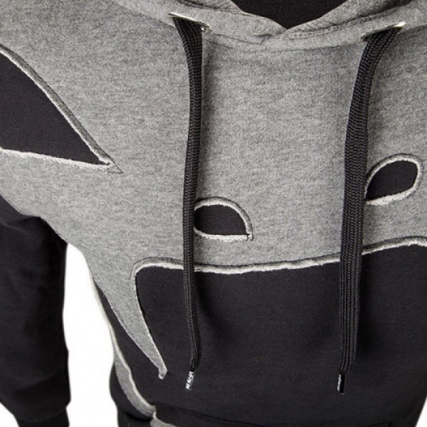 Толстовка Venum Assault Hoodie Black Grey