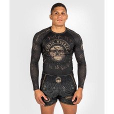 Рашгард Venum Santa Muerte Dark Side Rashguard Long Sleeves - Black Brown