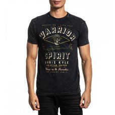 Футболка Affliction CK Valor SS Tee Black Lava Wash