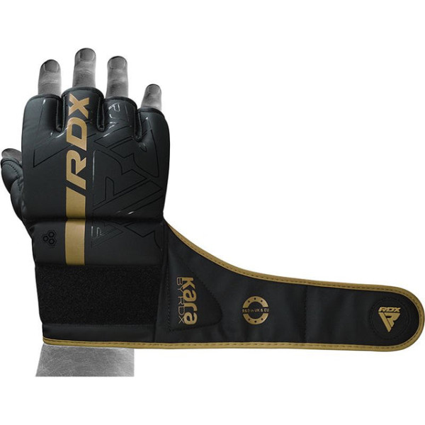 Рукавиці для MMA RDX F6 Kara Grappling Gloves Golden