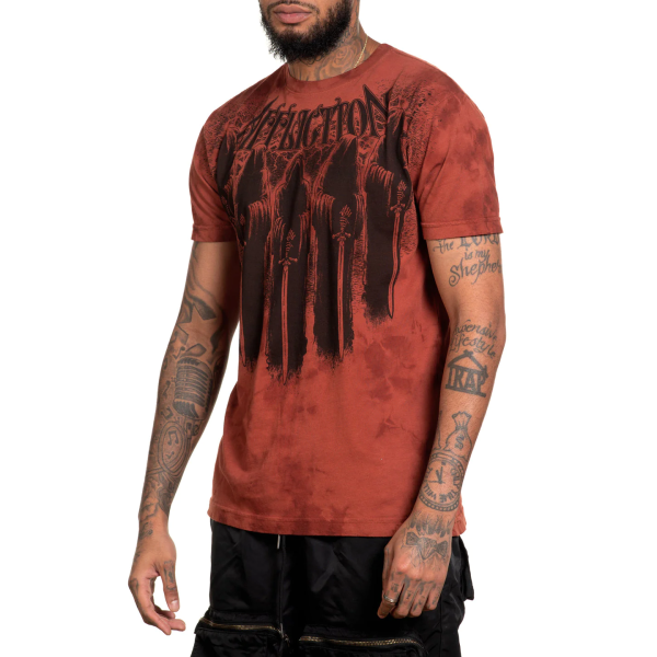 Футболка Affliction Foreboding Sienna Tea Stain