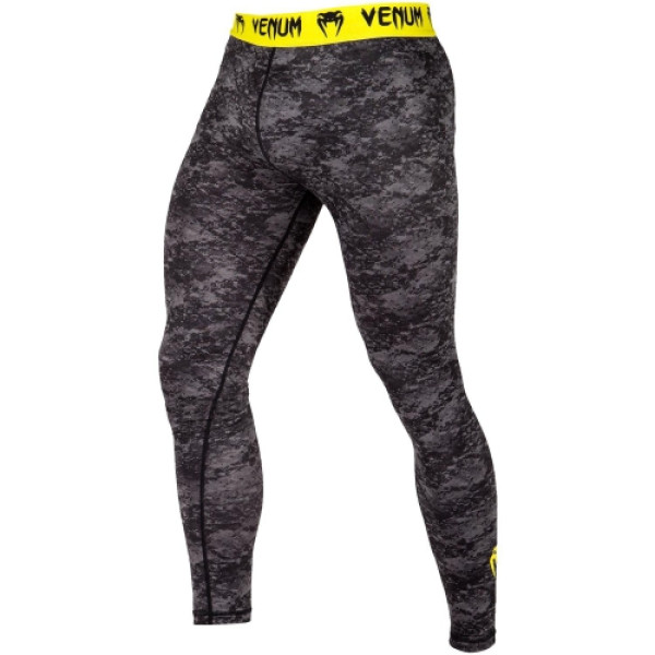 Компресійні штани Venum Tramo Spats Black Yellow