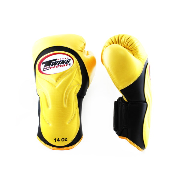 Боксерські рукавиці Twins Velcro Extra Design BGVL6 Black Gold