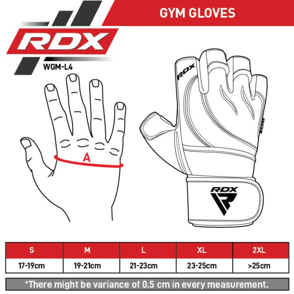 Рукавички для спортзалу RDX L4 Open Finger Weightlifting Gym Gloves Grey