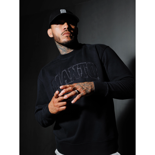 Світшот MANTO Crewneck Varsity Black