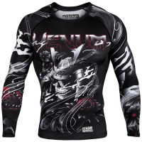 Рашгард Venum Samurai Skull Rashguard Long Sleeves Black
