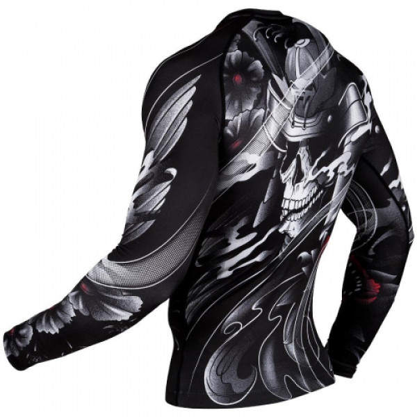 Рашгард Venum Samurai Skull Rashguard Long Sleeves Black