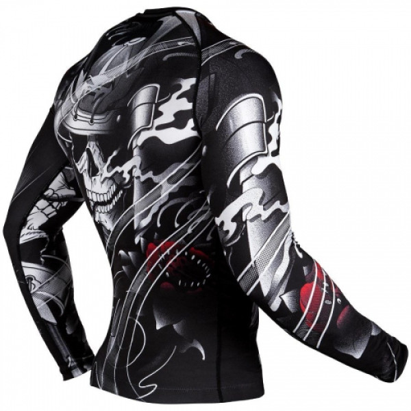 Рашгард Venum Samurai Skull Rashguard Long Sleeves Black