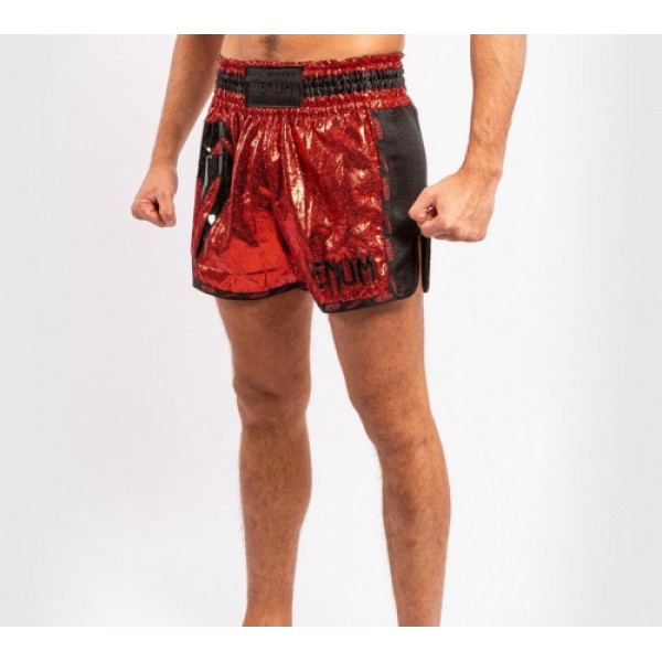 Шорти для тайського боксу Venum Giant Foil Red Black