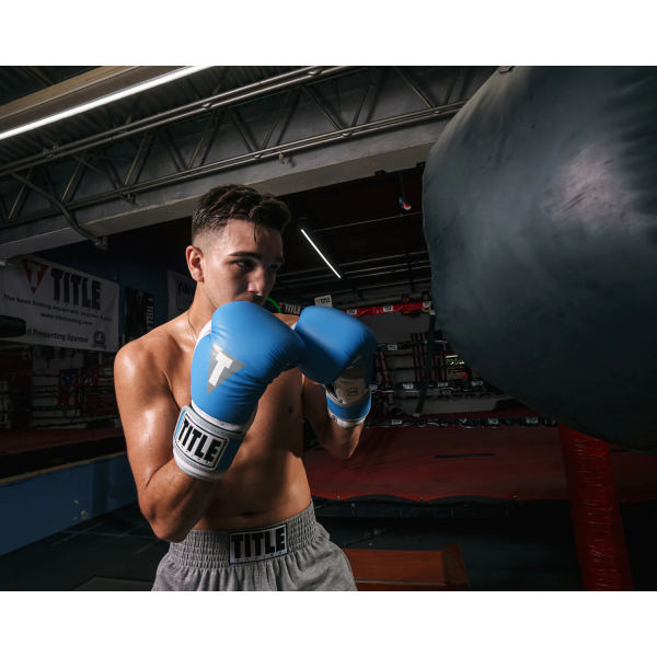 Снарядні рукавиці Title Boxing Gel World V2T Bag Gloves Light Blue White