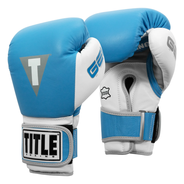Снарядні рукавиці Title Boxing Gel World V2T Bag Gloves Light Blue White